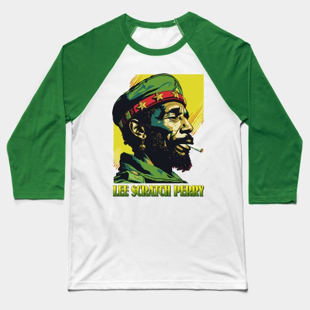 -- Lee Scratch Perry --- Baseball T-Shirt by DankFutura